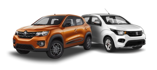 Renault Kwid e Fiat Mobi