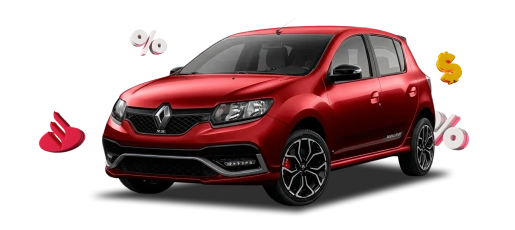 Renault Sandero vermelho
